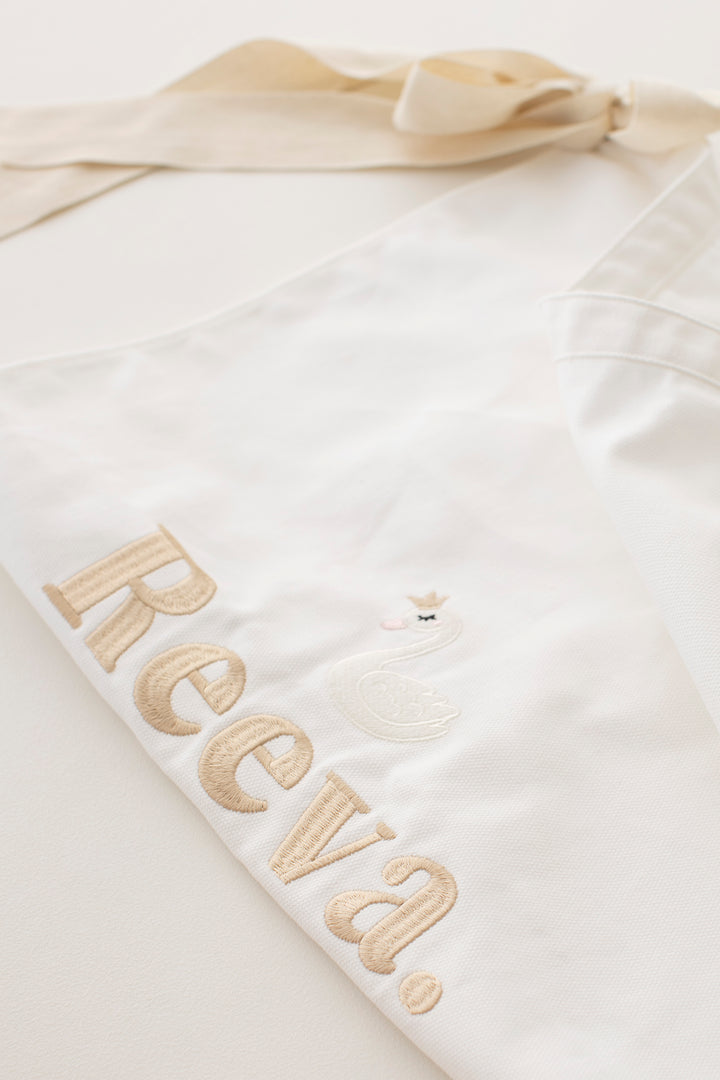 Swan Name Wall Banner - Embroidered