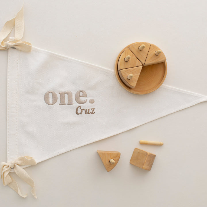 Birthday Wall Flag Banner - Embroidered