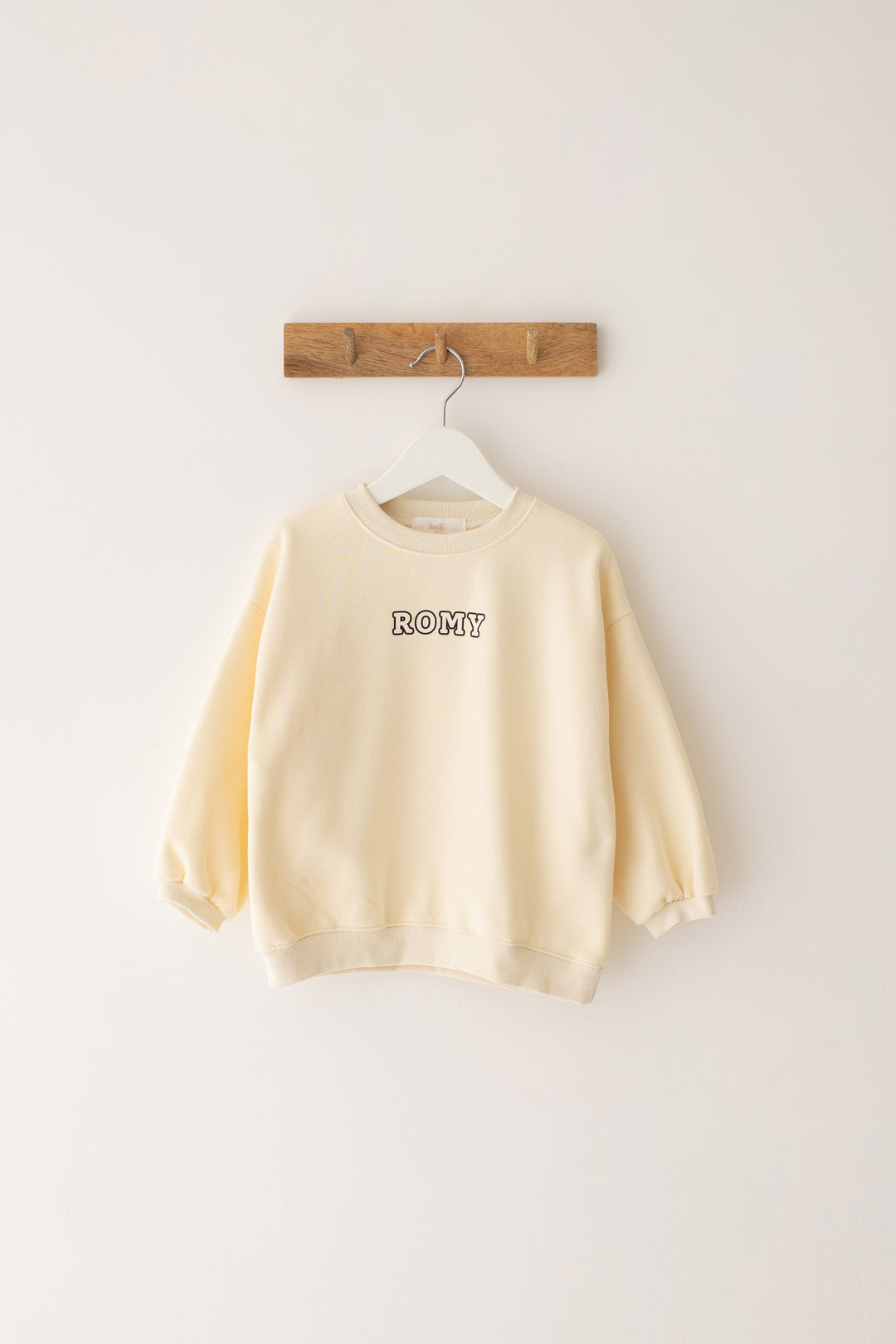 Kids Bucket List Vanilla Oversized Fleece Sweatshirt - Print Design