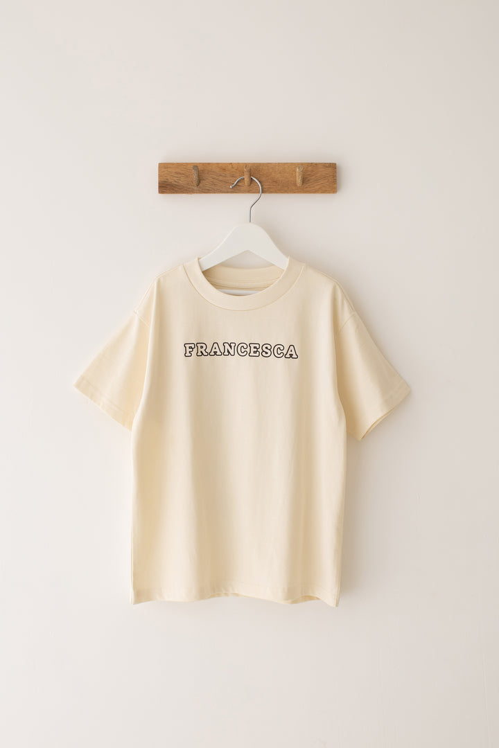 Kids Bucket List Vanilla T-Shirt - Print