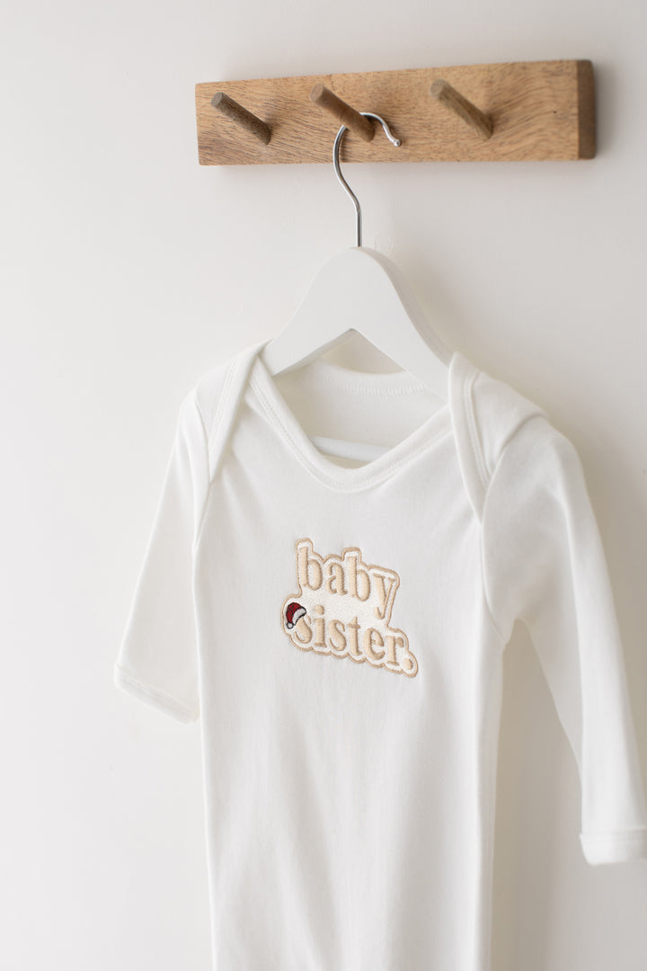 Christmas Inspired Baby Family Rompersuit - Bubble Embroidered