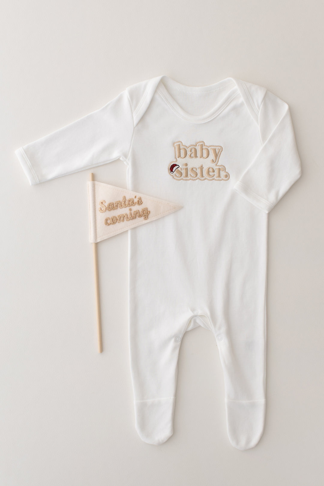 Christmas Inspired Baby Family Rompersuit - Bubble Embroidered