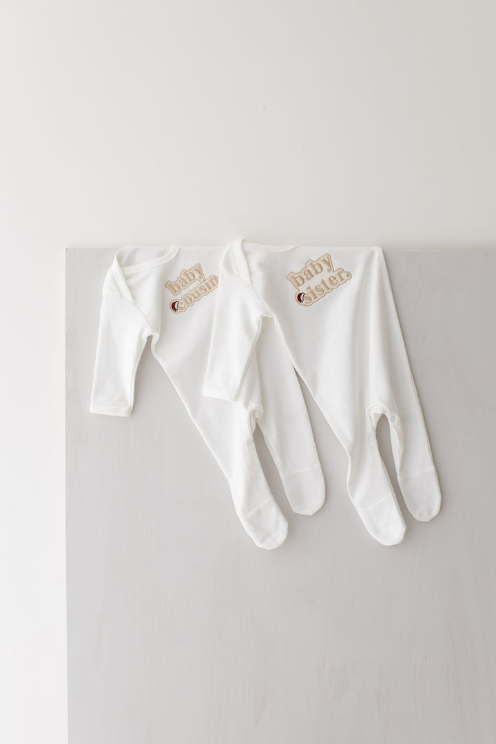 Christmas Inspired Baby Family Rompersuit - Bubble Embroidered