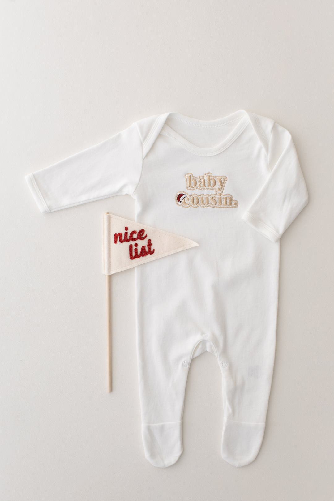 Christmas Inspired Baby Family Rompersuit - Bubble Embroidered