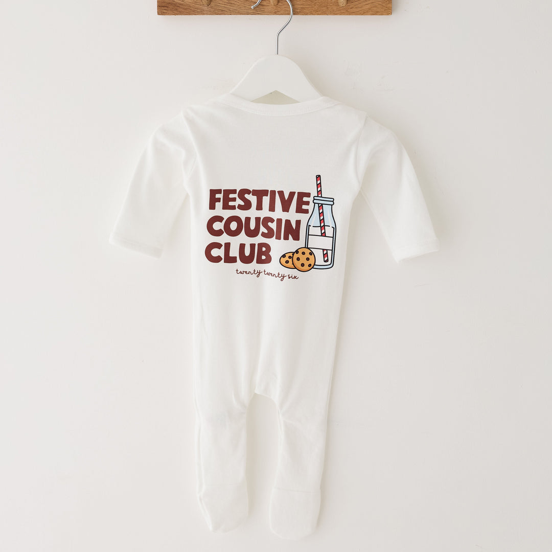 Festive Cousin Personalised Romper (Print)