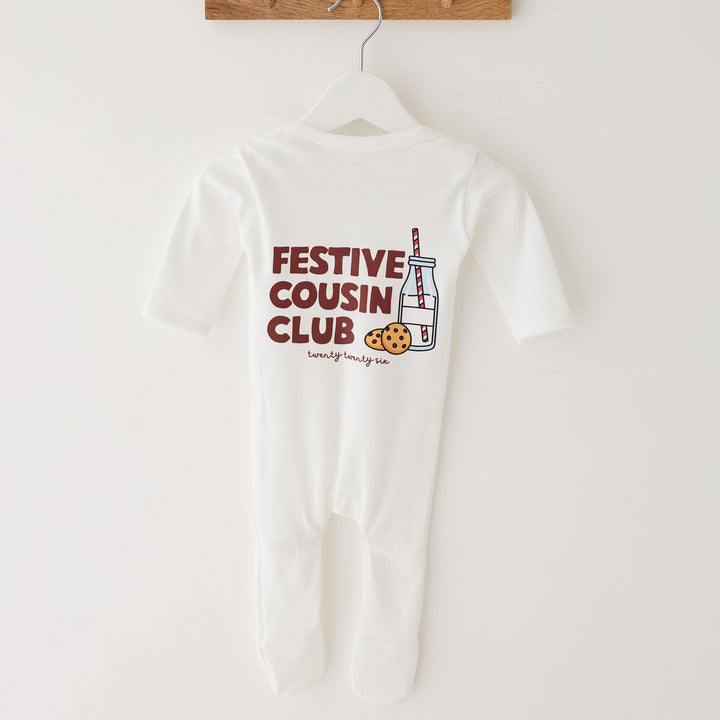 Festive Cousin Personalised Romper (Print)