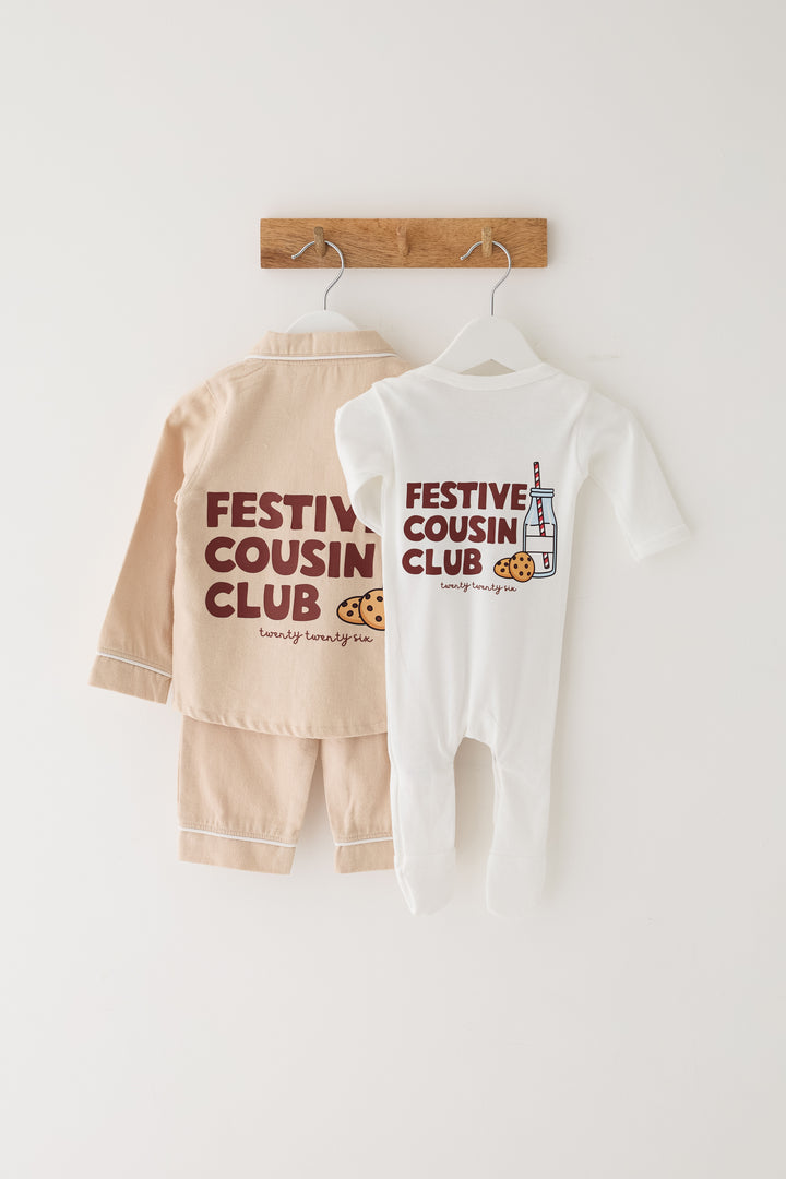Festive Cousin Personalised Romper (Print)