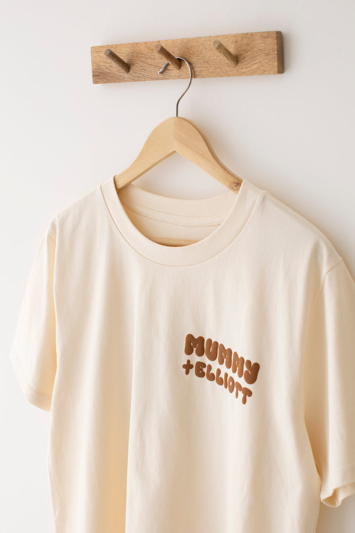 Matching Vanilla Women's Team Tshirt - Bubble Print
