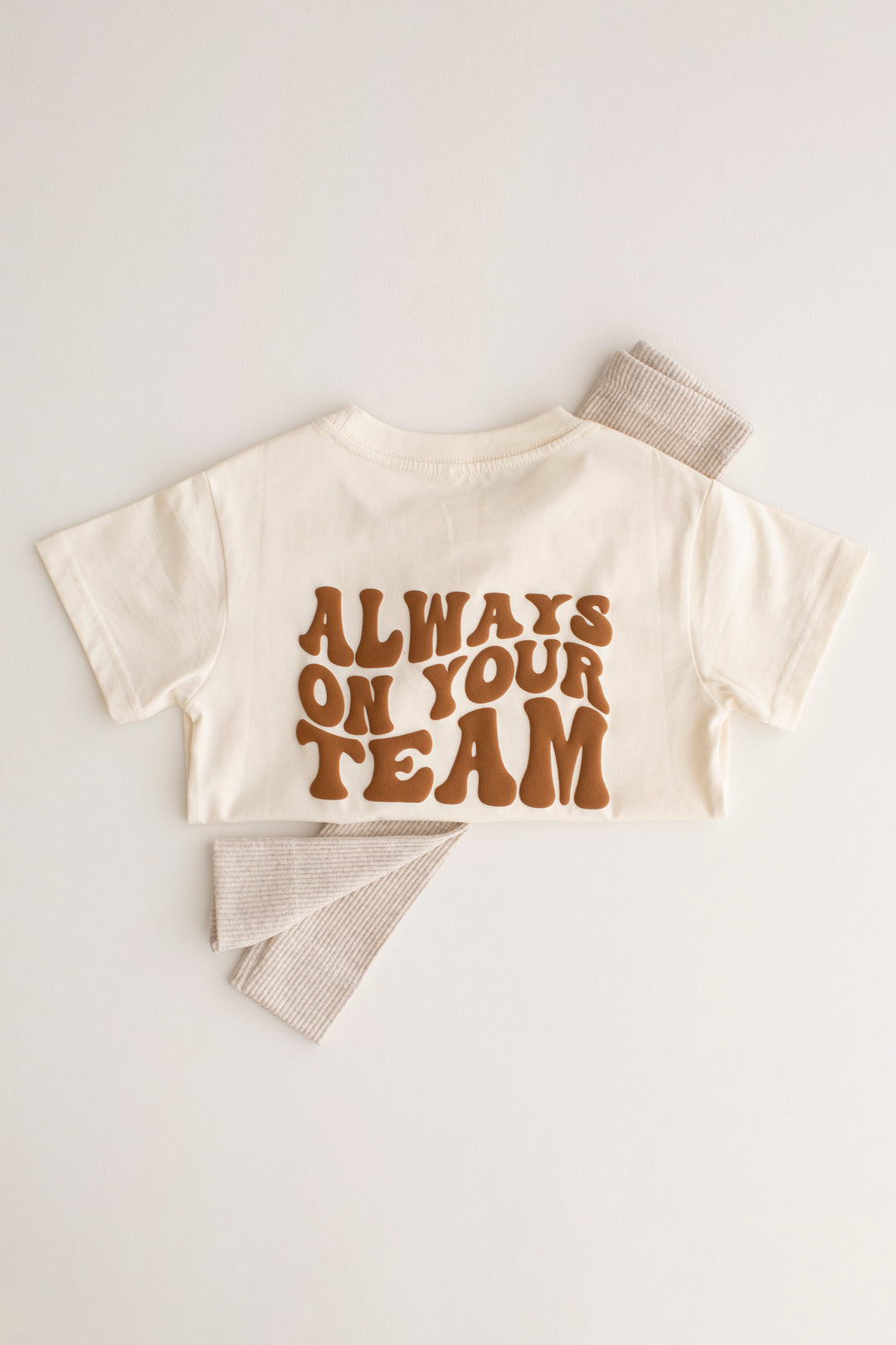 New Style Vanilla Personalise Team Tshirt - Bubble Print