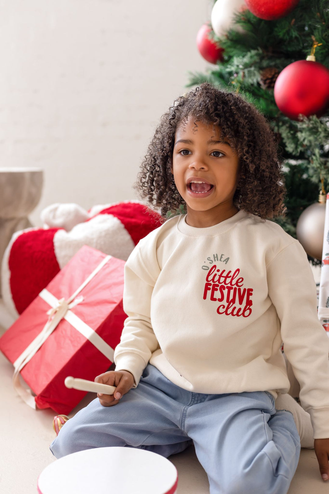 Festive Club Sweatshirt - Bubble print