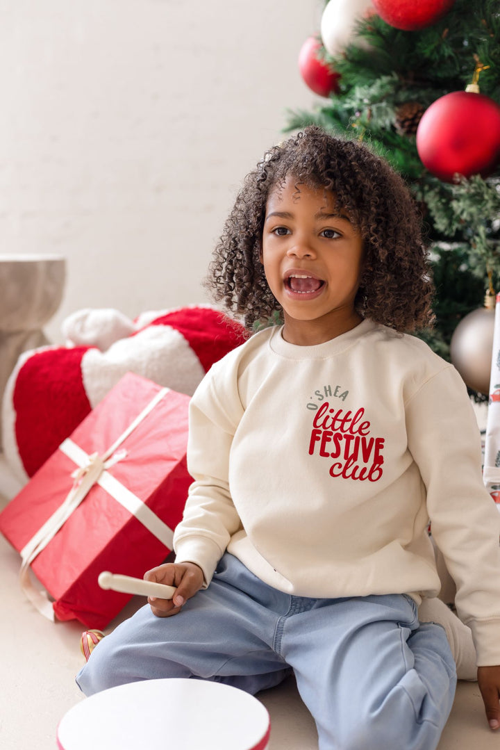 Festive Club Sweatshirt - Bubble print