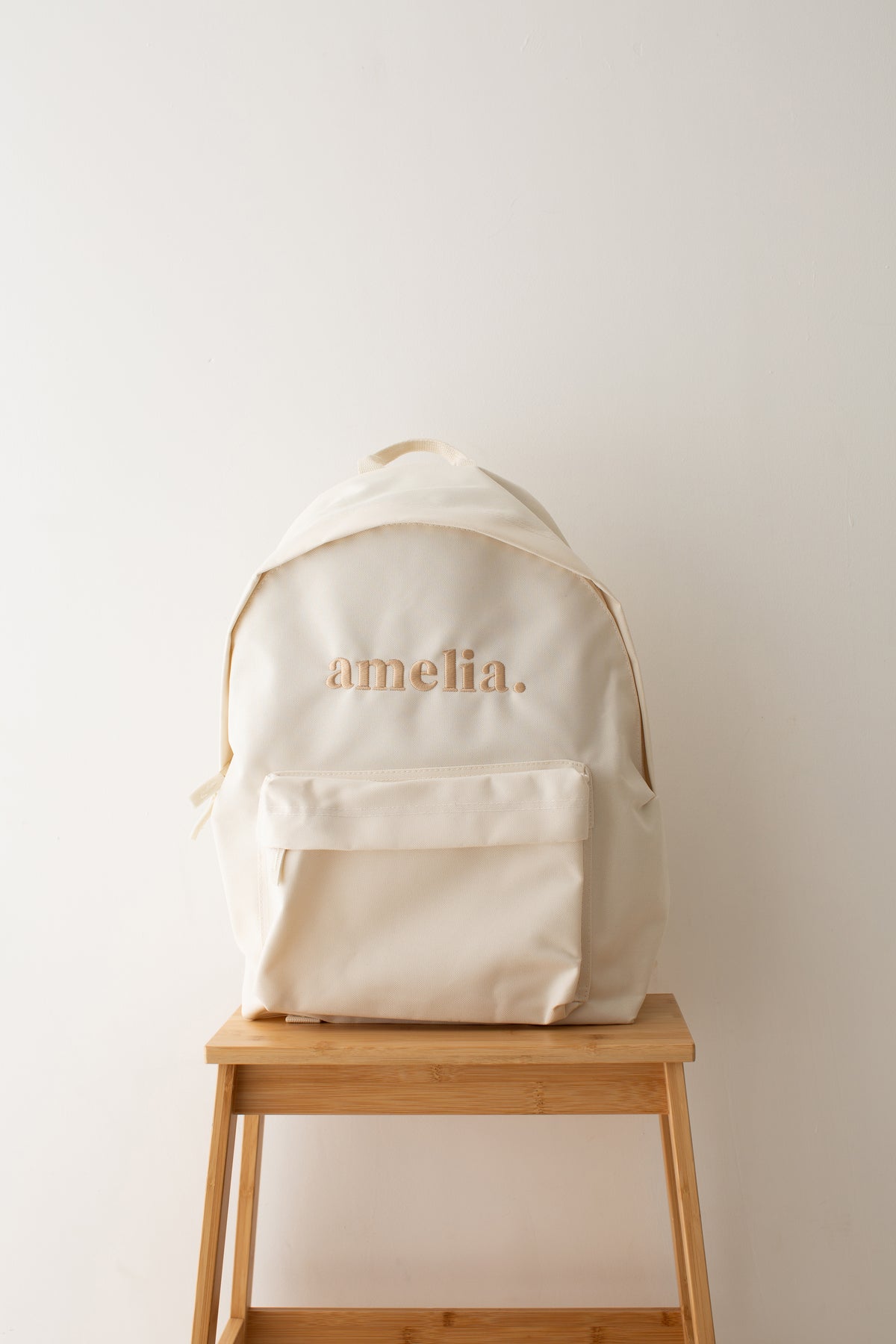 Classic Name backpack embroidered Indi Elle Designs