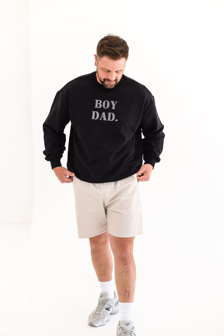 Black Premium Matching Sweatshirt - Adult Embroidery