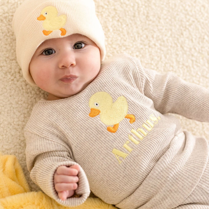 Duck Beanie - embroidered