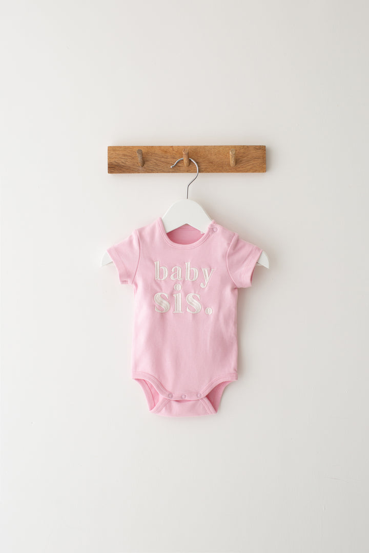 baby bro/sis Signature Baby Bodysuit