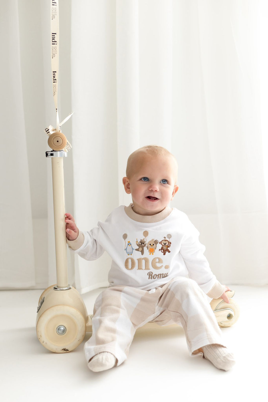 New Checked Birthday PJ Set