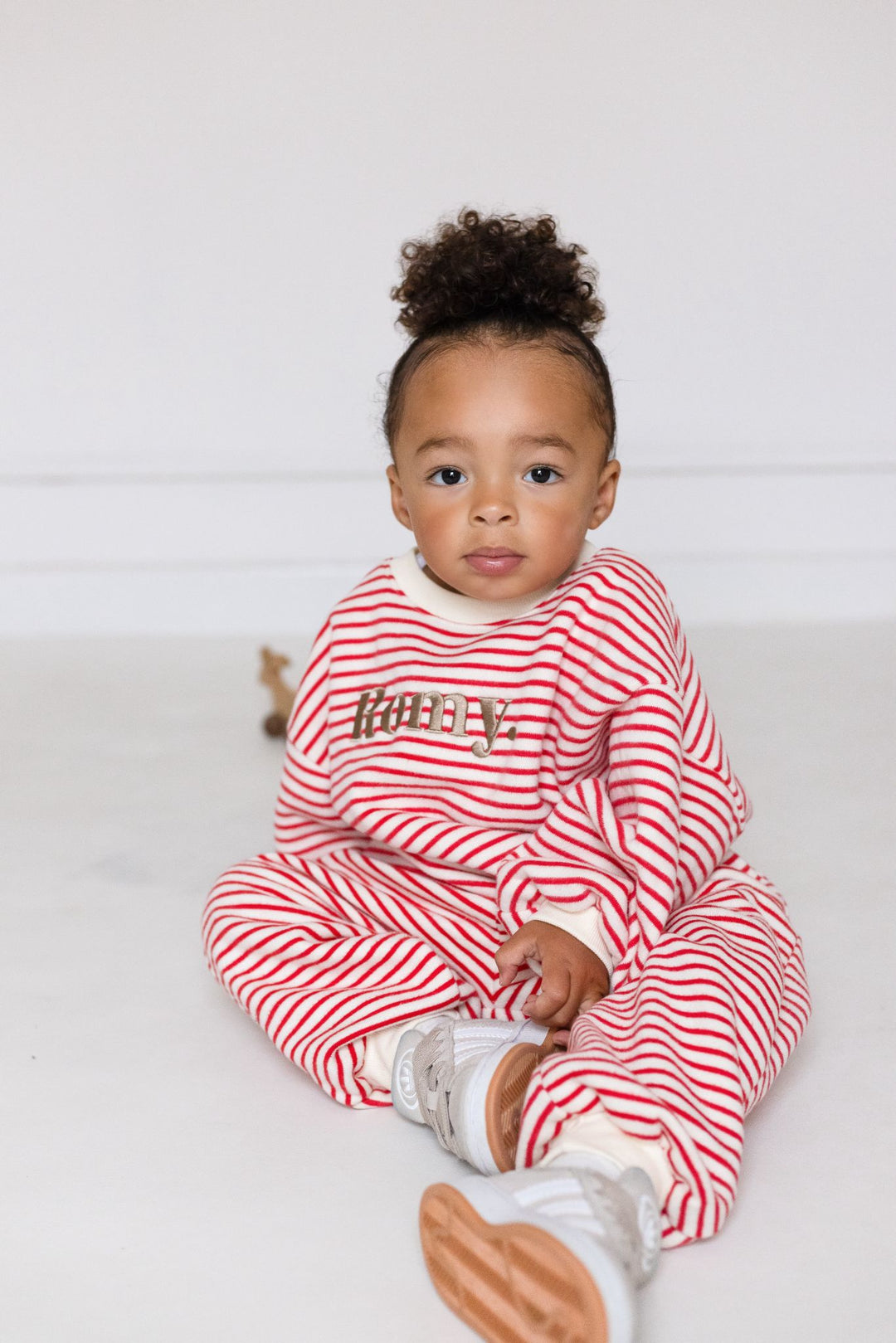 FLEECE Oversized Name Stripe Tracksuit - Embroidered