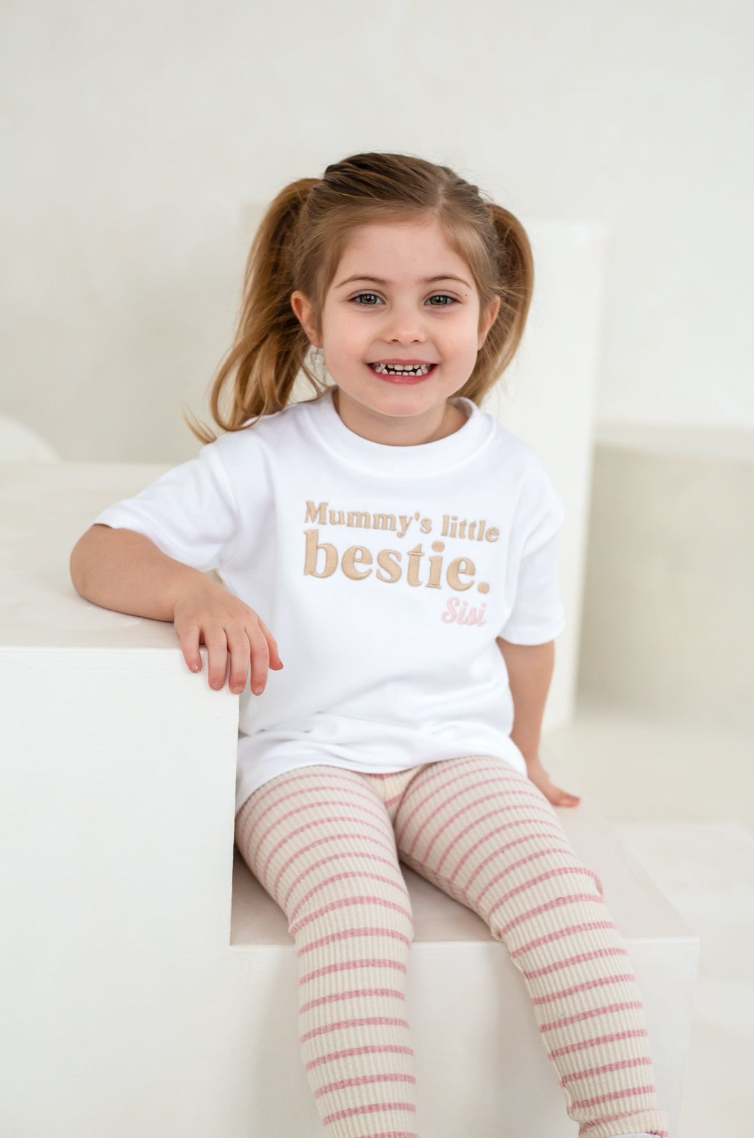 Bestie Personalised classic Tshirt - Embroidered
