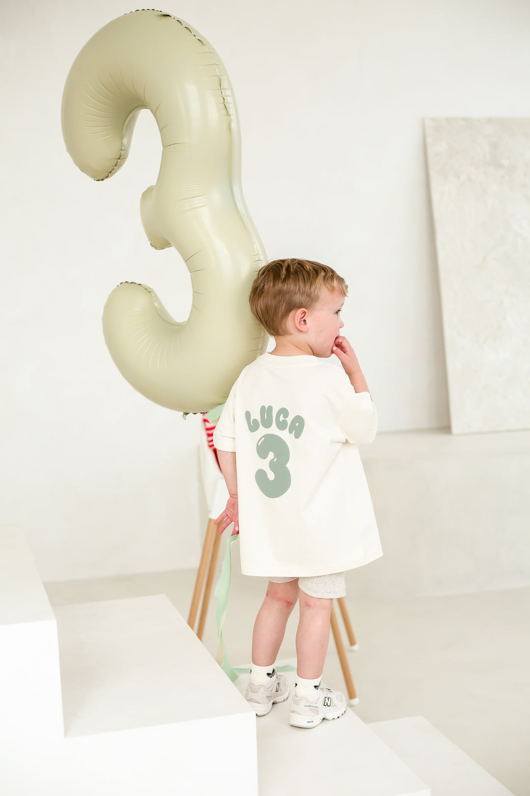 New Birthday Name Tshirt - Bubble Print