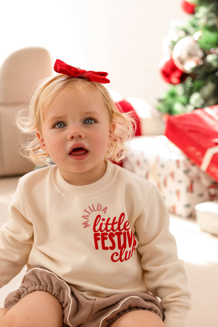 Festive Club Sweatshirt - Bubble print