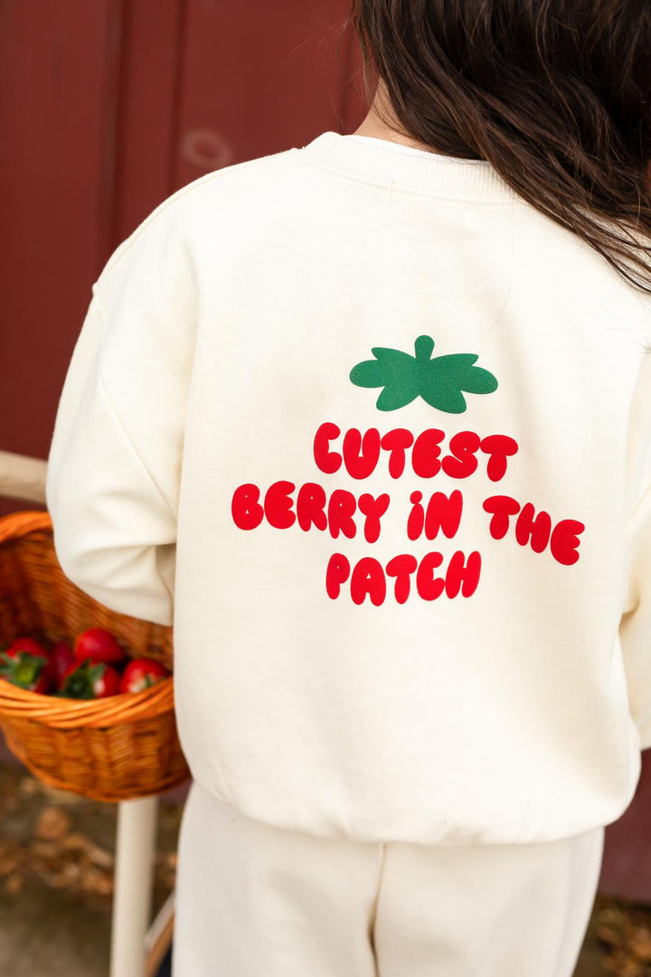 Strawberry Picking Signature Indi Elle Sweatshirt - Print