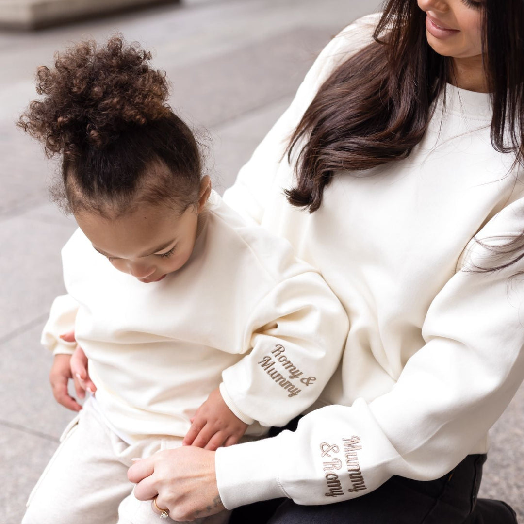 Sleeve Mother's Day Signature Sweatshirt - Embroidery