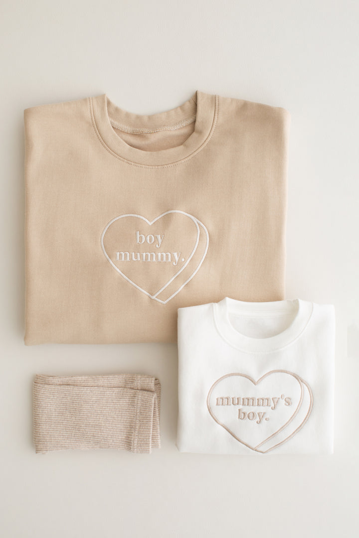 Matching Adult oversized sweatshirt - Embroidery