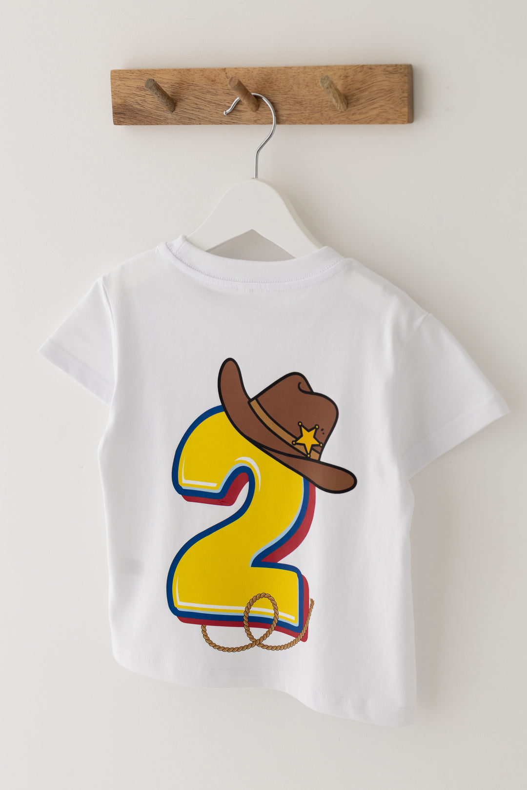 Cowboy or Space Inspired Birthday Tshirt - Print