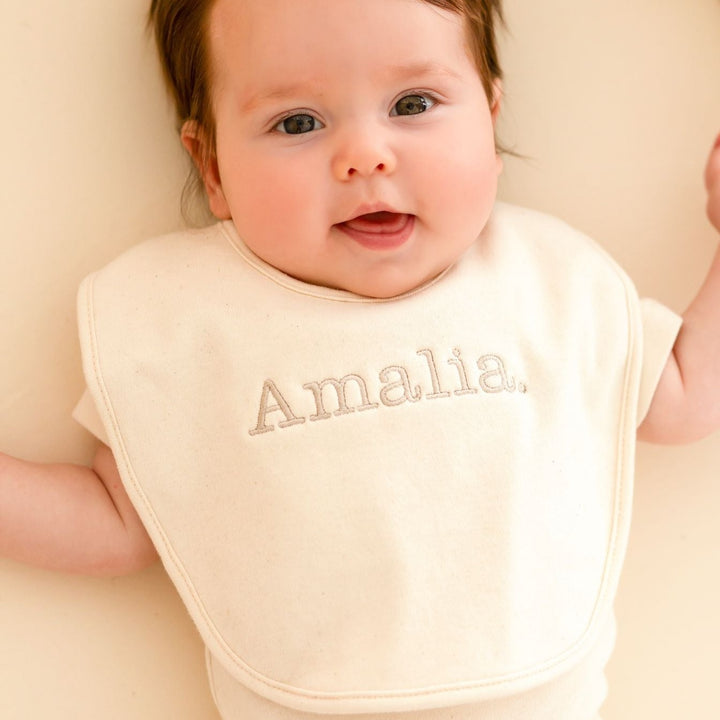 Name Bib - Embroidered