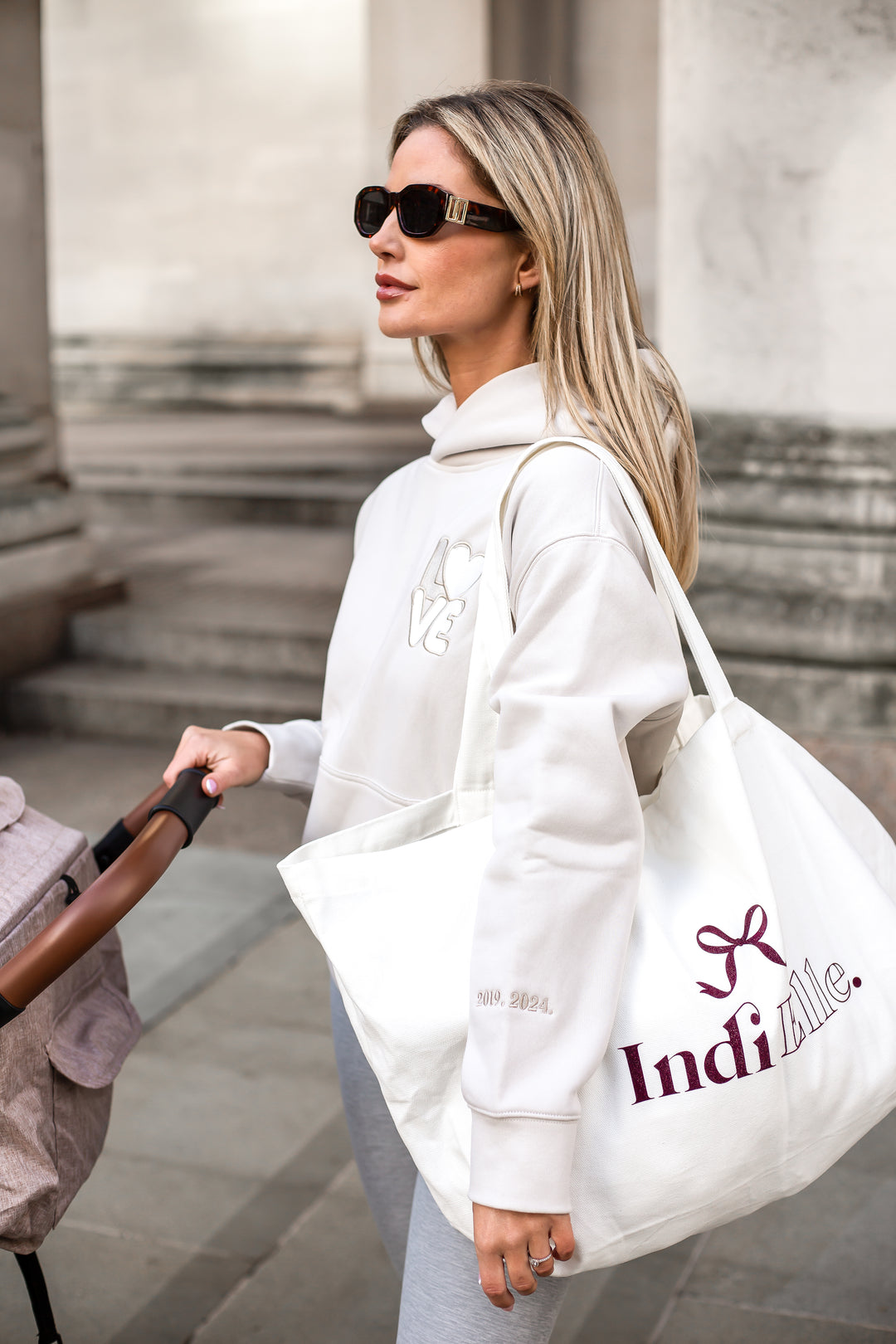 The LOVE Hoodie - Embroidery (Cloud)