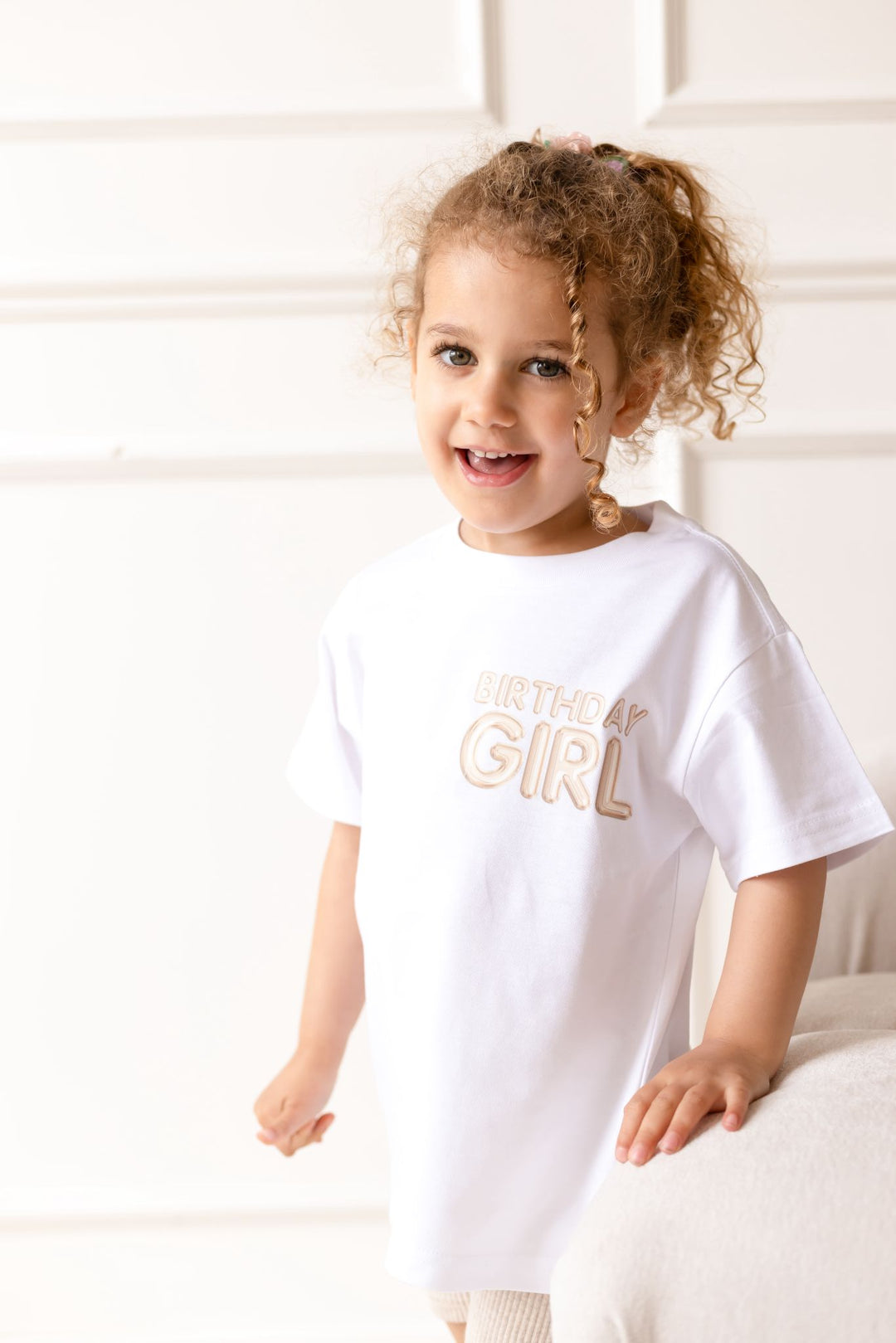 Balloon Birthday Tshirt Neutral - Print