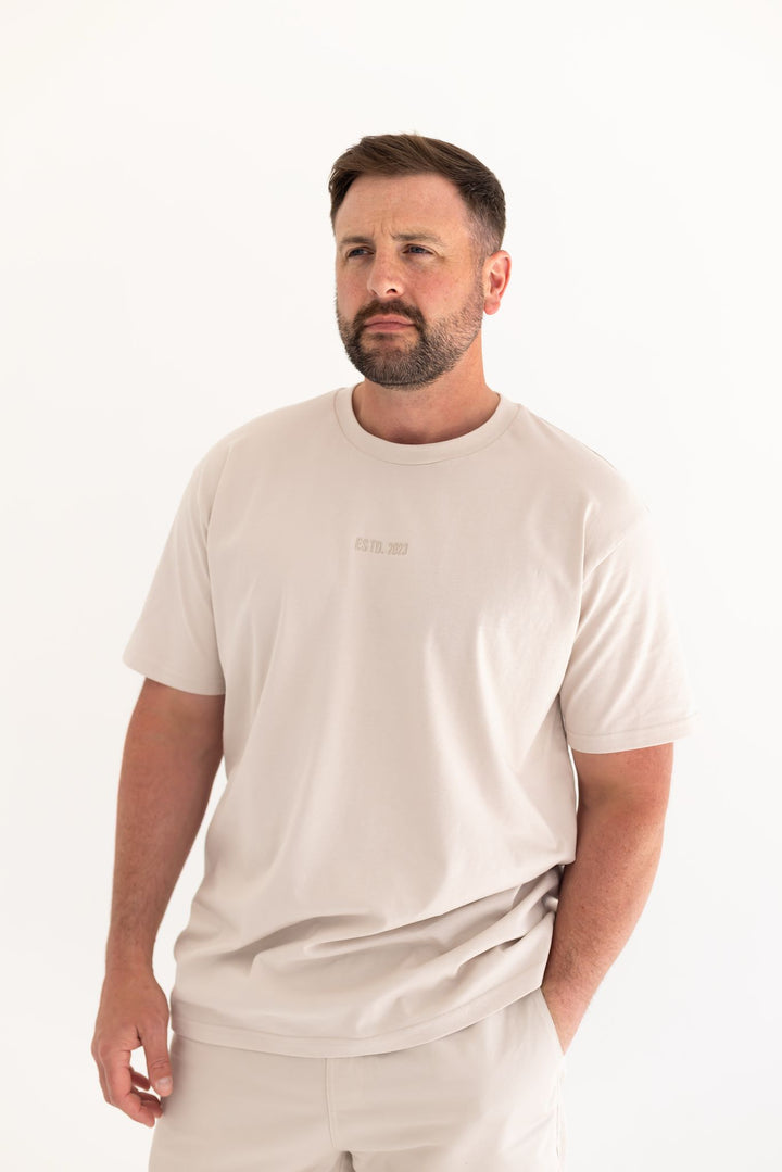 Adult ESTD. Tshirt - Matching Embroidery
