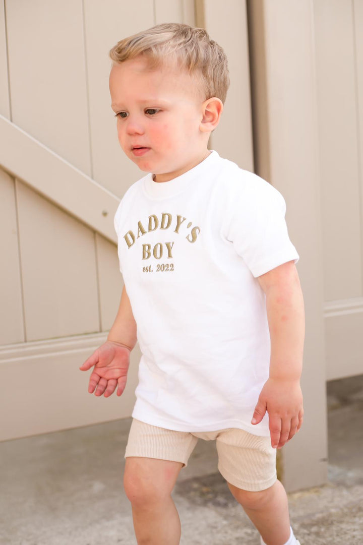 Matching Daddy/Mummy Tshirt Classic - Embroidered