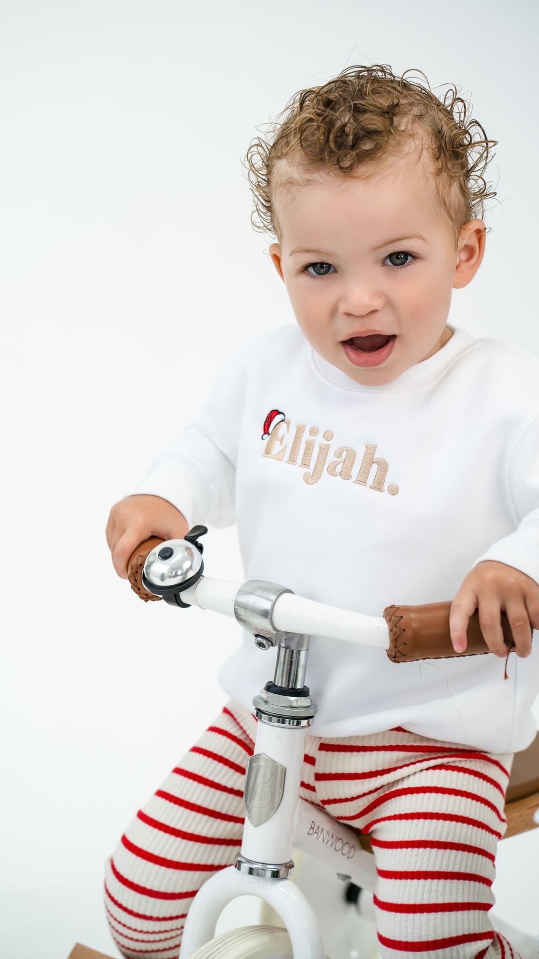 Name Santa Classic Sweatshirt - Embroidered