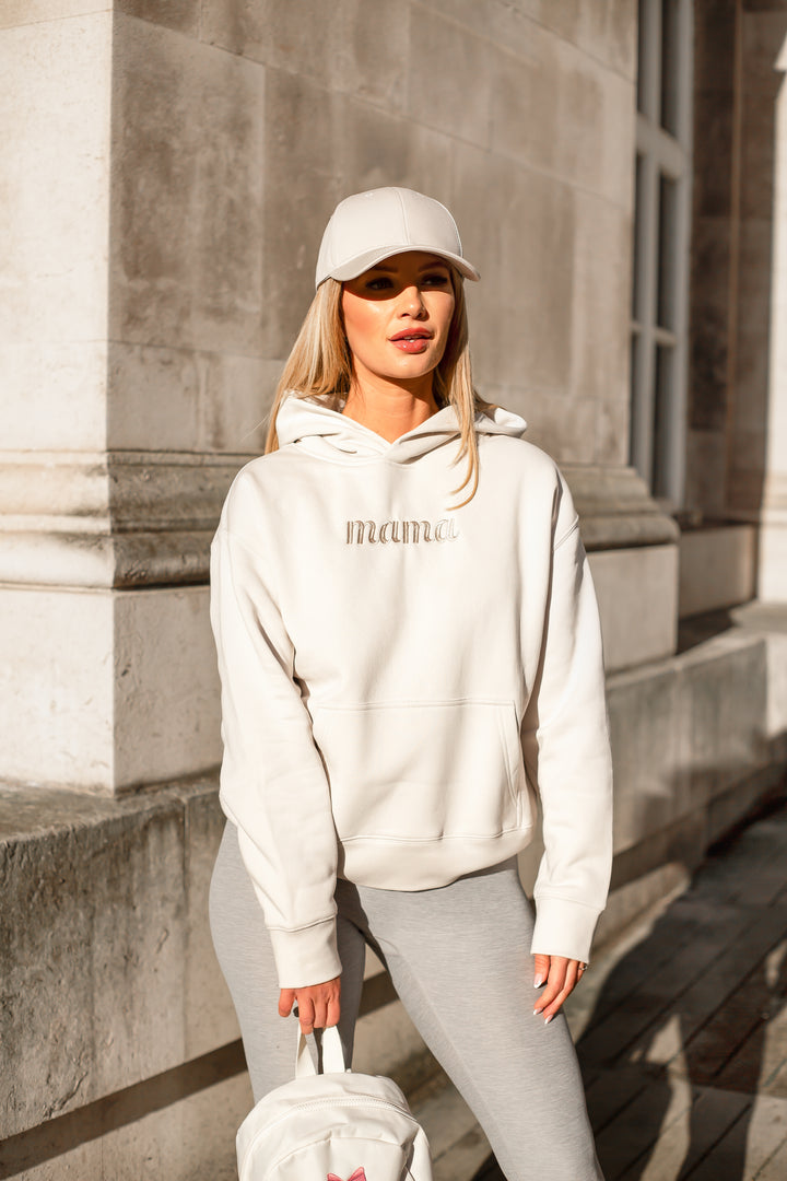 The mama Hoodie - Embroidery (Cloud)
