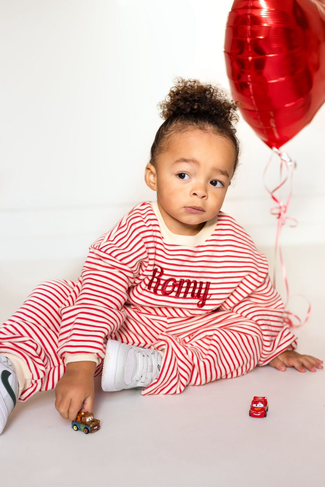 Oversized Name Stripe Tracksuit - Embroidered