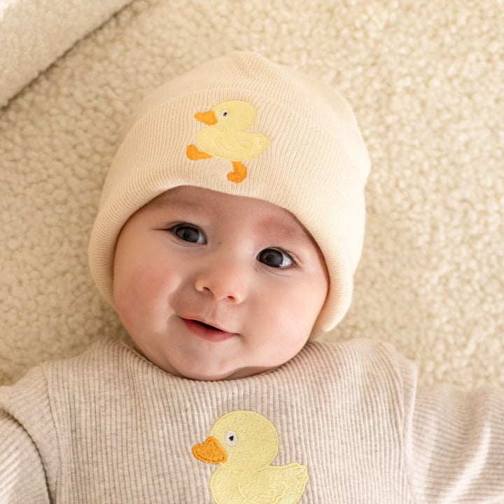 Duck Beanie - embroidered