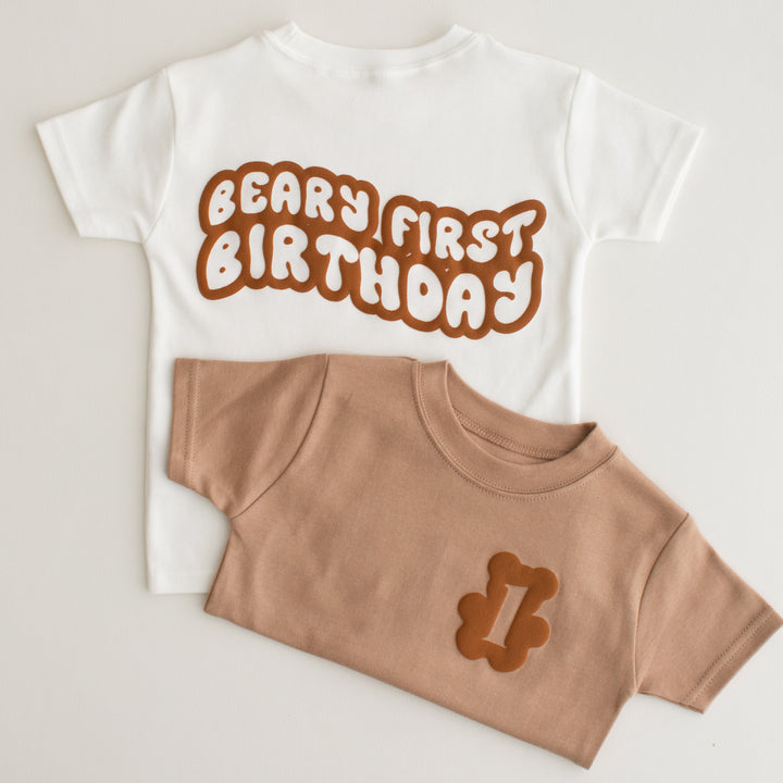 Beary First Bubble Print T-shirt