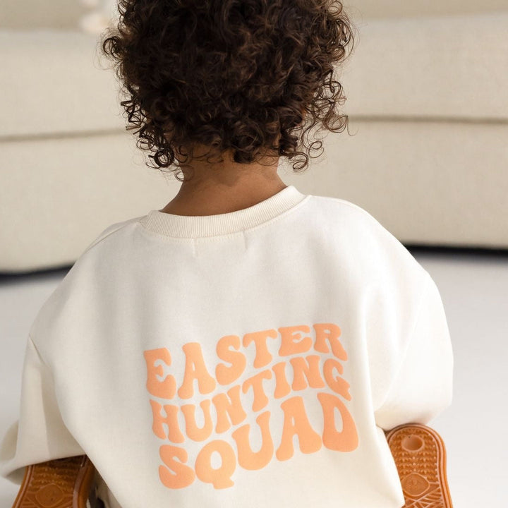 CLASSIC FIT Name Easter Sweatshirt - Bubble print
