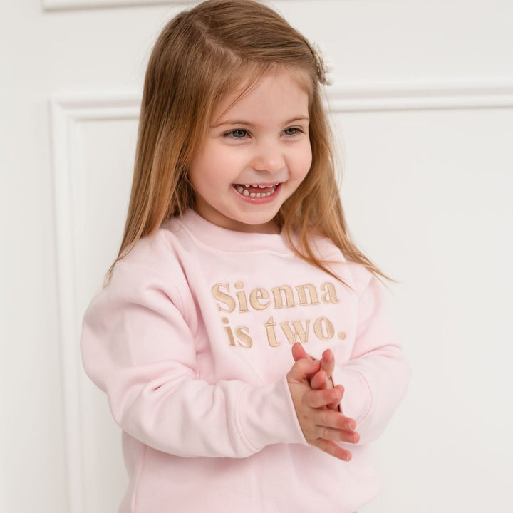 Name is Age Sweatshirt - Embroidery