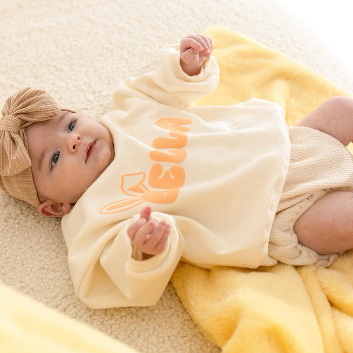 Bunny Name Fleece Sweatshirt - Print