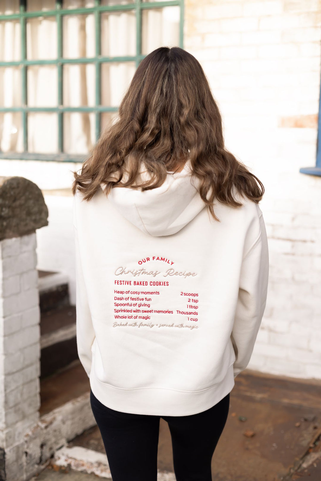 Milk + Cookies Womens Hoodie - Embroidery VANILLA