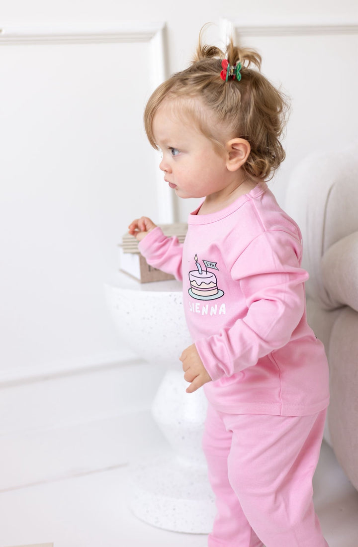 Birthday Pyjama Set - two side print