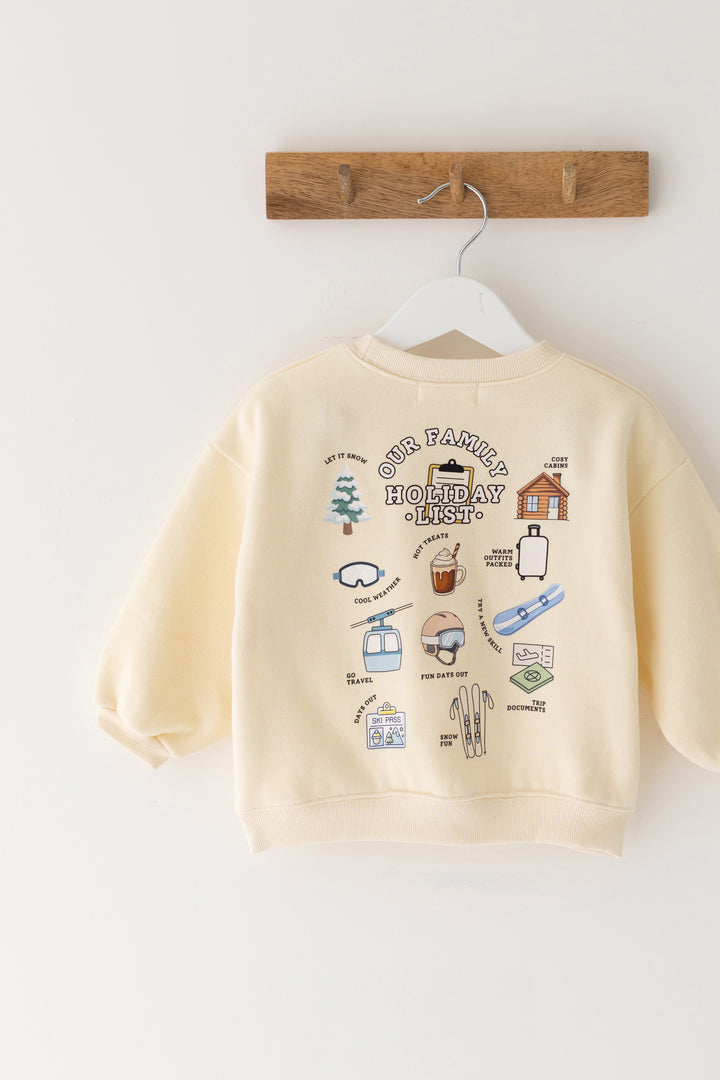 Skiing Holiday Sweatshirt - Print