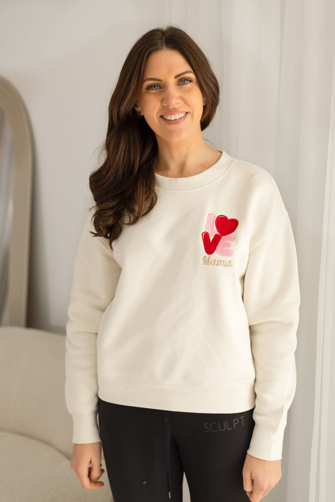 LOVE Adult Sweatshirt - Embroidered