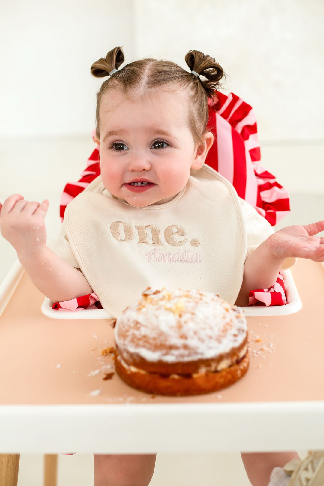 Birthday Bib - Name Embroidered