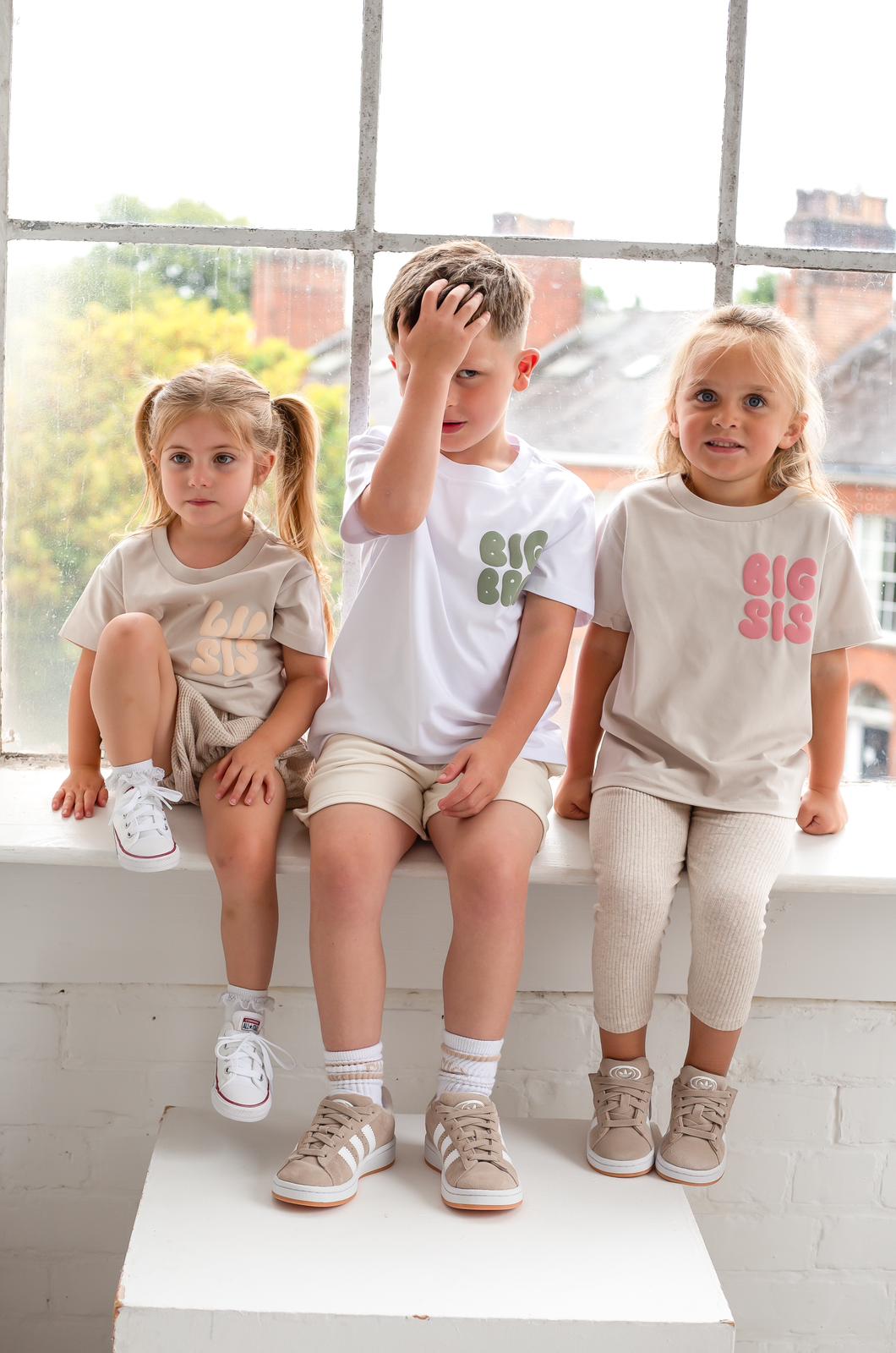 Big sibling era Tshirt - Bubble Print