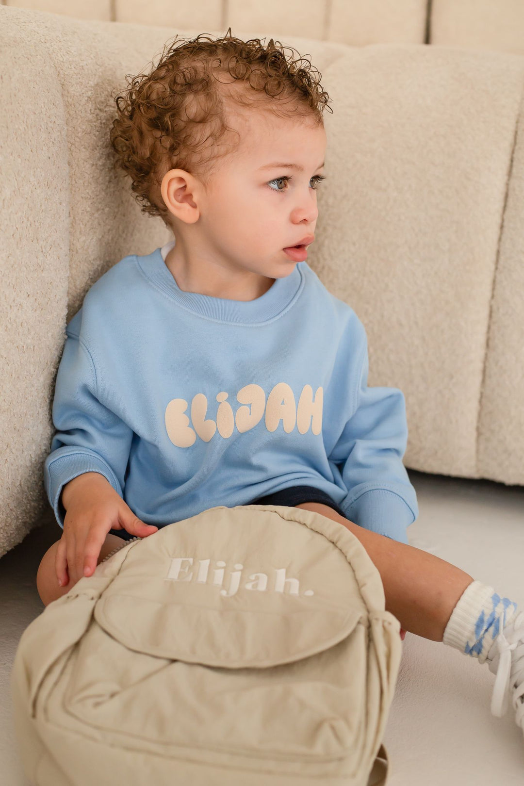 mini flyer Two side sweatshirt - Bubble Print