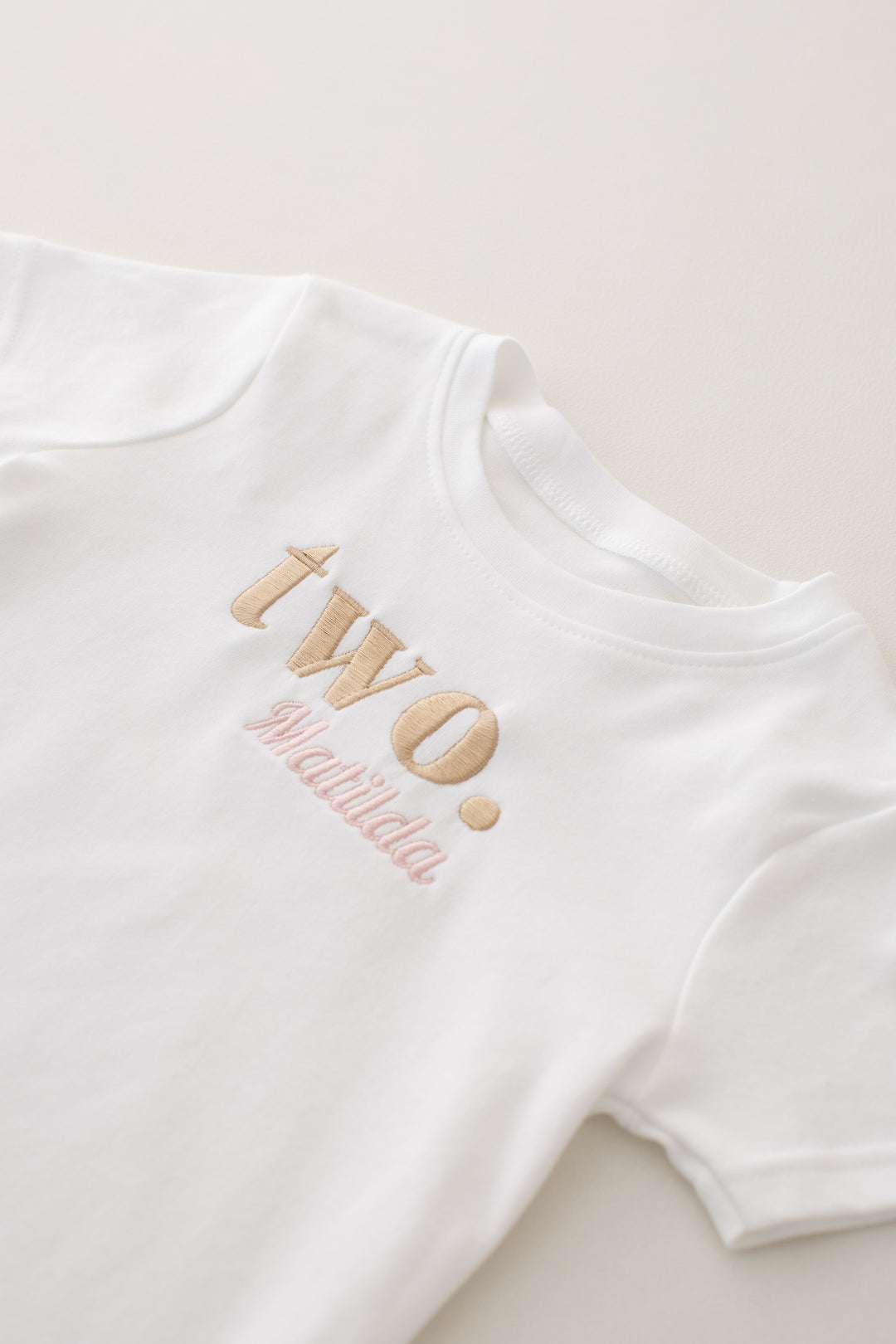 Birthday Short set - Embroidered