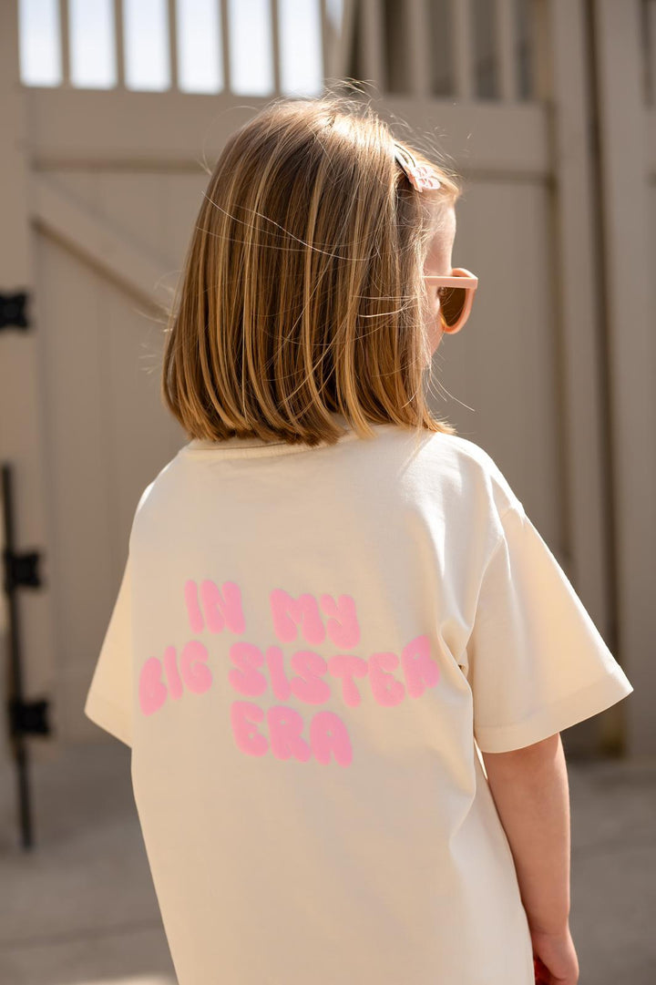 Big sibling era Tshirt - Bubble Print